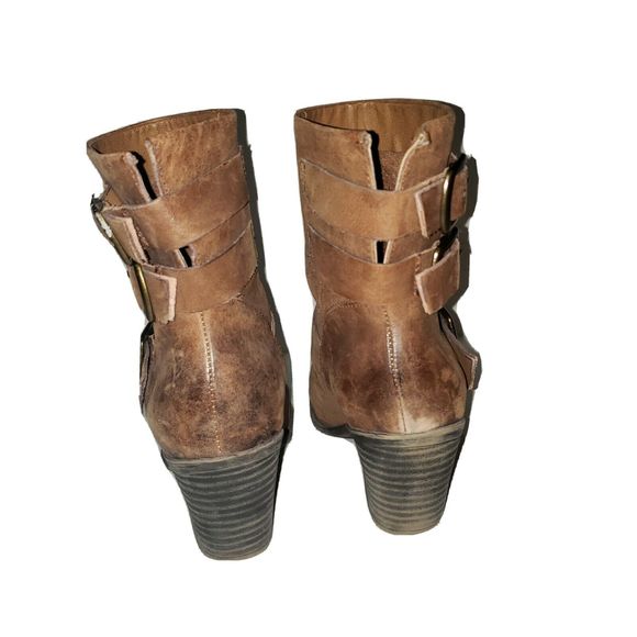 Lucky Brand LP Tommie Leather Boots Booties 8.5M - Picture 11 of 12